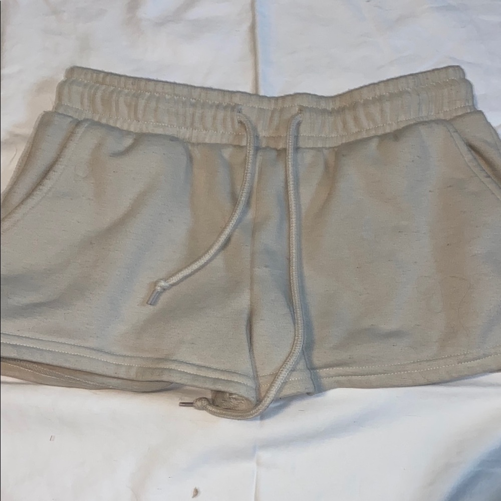 Ross Sportswear Tan Athletic Shorts Elastic Waist